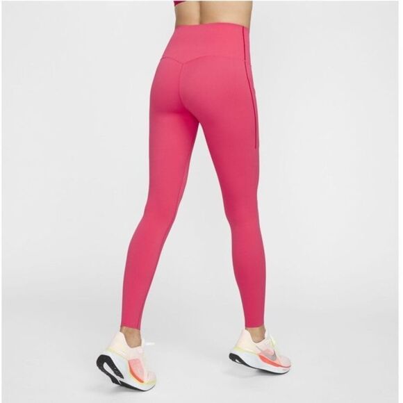 New Nike Women’s Universa Leggings High Rise 7/8 Aster Pink Large DQ5897-629 NWT - Picture 2 of 8
